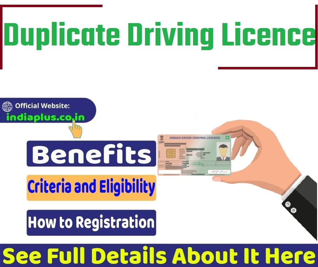 Duplicate Driving Licence Online Apply