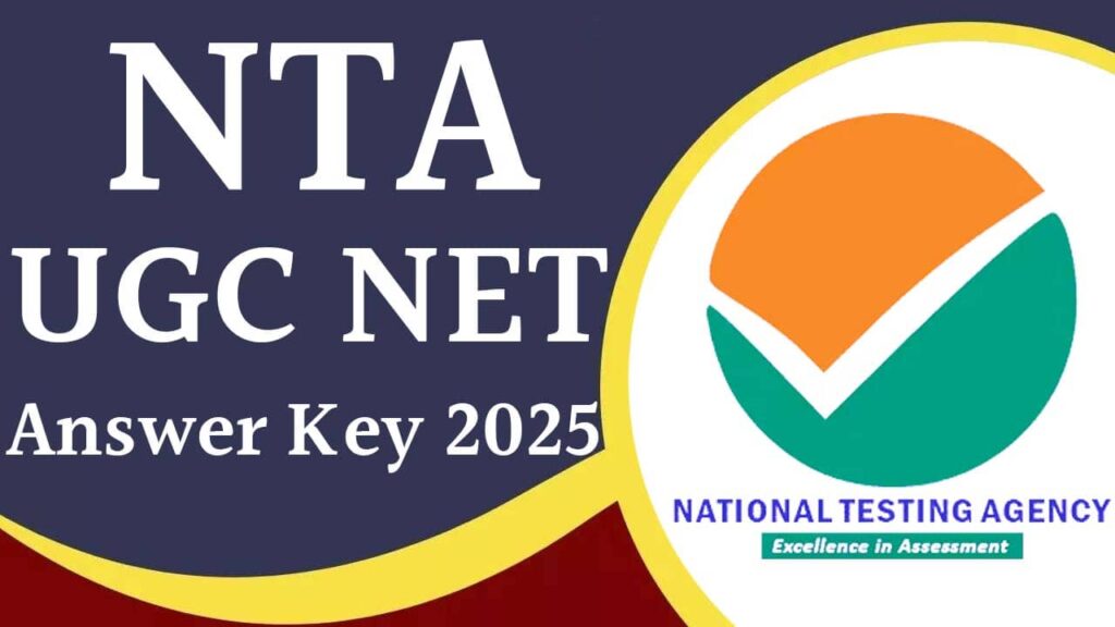 NTA UGC NET Answer Key 2025