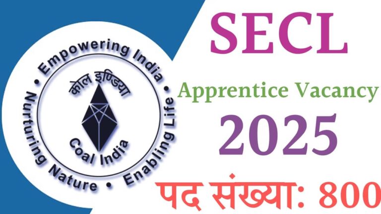 SECL Apprentice Vacancy 2025 iNDIAPLUS